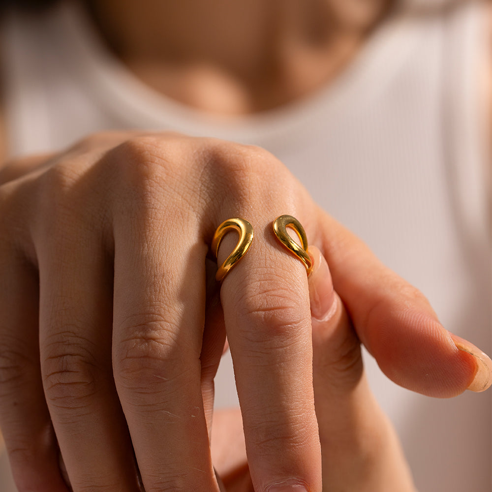 Asymmetrical Open Ring